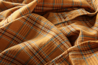 Camisa Retro de Algodón Lavado con Textura Gruesa - Image 15