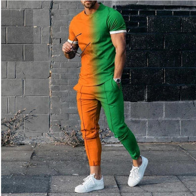 Conjunto Deportivo Casual: Camiseta y Pantalón de Algodón - Image 17