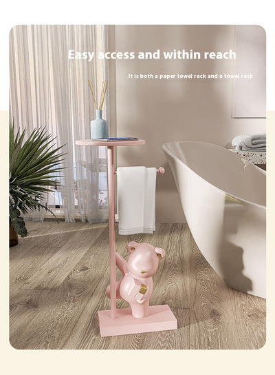 Cubo Decorativo Organizador con Diseño de Osito para Estantes - Image 12