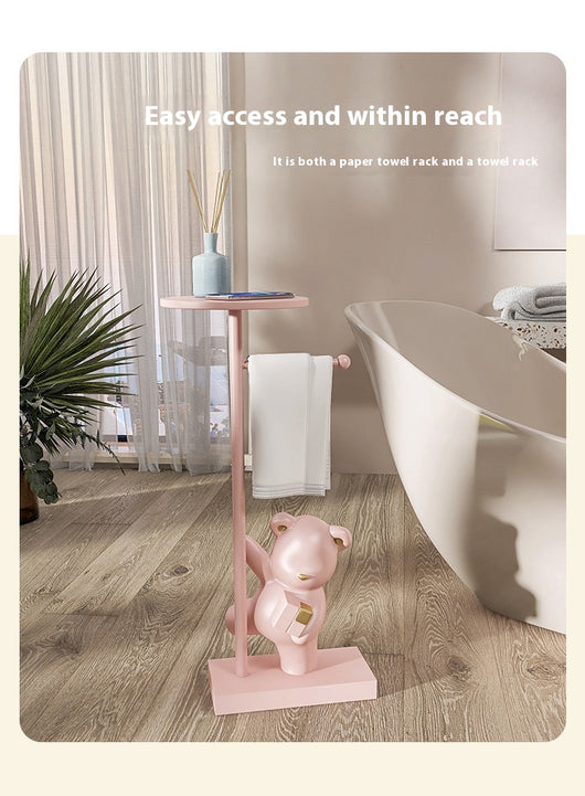 Cubo Decorativo Organizador con Diseño de Osito para Estantes - Image 12
