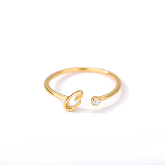 Anillo de Acero Inoxidable Dorado Unisex - Image 3