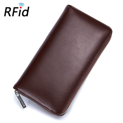 Billetera Larga de Cuero Genuino para Hombre con Protección RFID y 36 Compartimentos - Image 13