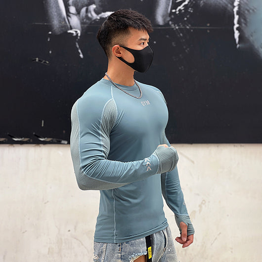 Playera Deportiva Slim Fit para Hombre - Colores Sólidos - Image 3