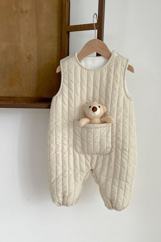 Enterizo Acolchado Cálido para Bebé - Diseño Versátil - Image 5