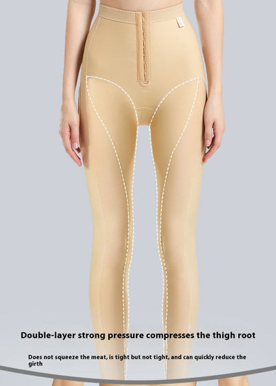 Pantalones Moldeadores Post-Liposucción Compresión Hospitalaria para Piernas - Image 11