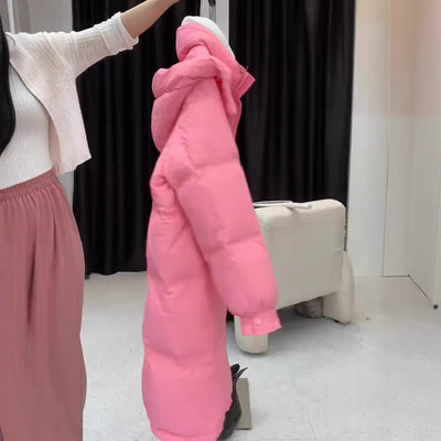 Chaqueta Acolchada con Capucha para Mujer - Abrigo Térmico Grueso - Image 4