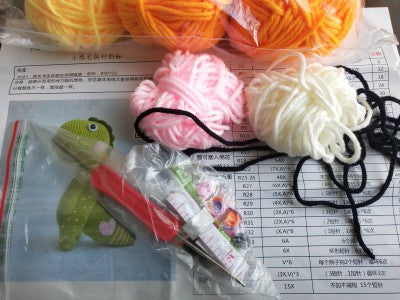 Kit Dinosaurio de Lana para Armar - Material Didáctico Hecho a Mano - Image 2