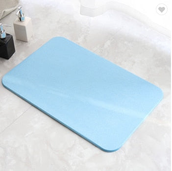 Tapete de Baño Absorbente Diatomita Antideslizante Premium