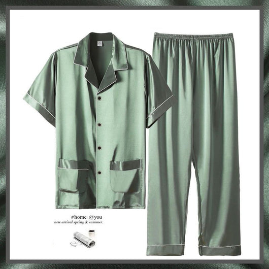 Pijama Corto Ligero para Hombre - Conjunto Cómodo de Verano - Image 8