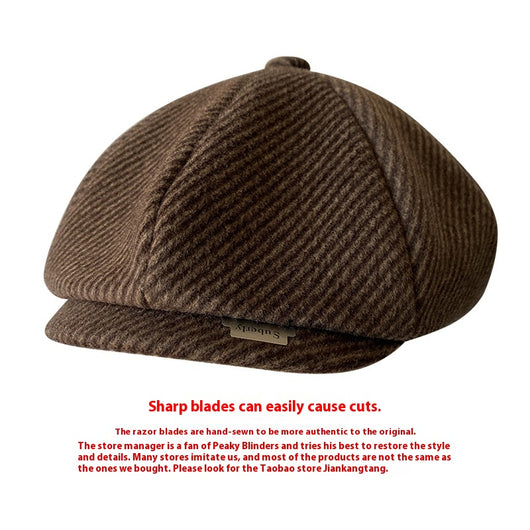 Gorra Octagonal Retro Británica con Visera - Estilo Vintage Yuppie - Image 10