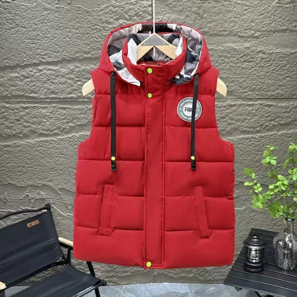Chaleco Acolchado Grueso para Hombre - Abrigador y Versátil