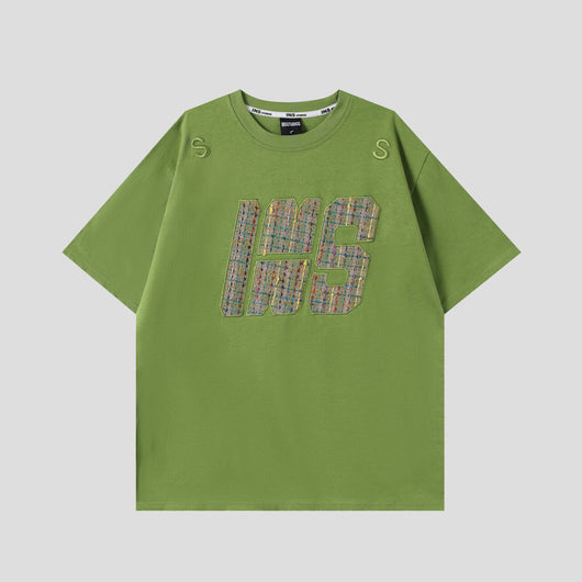 Playera Bordada de Algodón Tejido - Manga Corta Suelta y Cómoda - Image 18