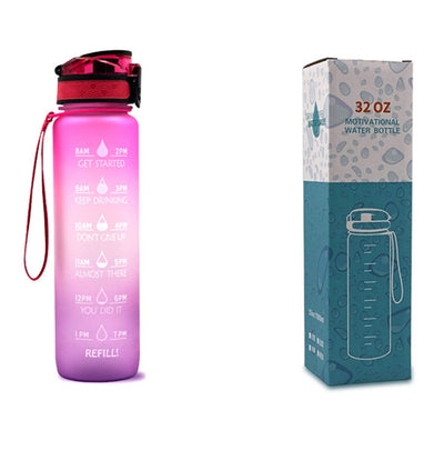 Botella Deportiva 1L Tritan con Marcador de Tiempo - Botella Motivacional Hermética para Fitness y Ciclismo - Image 20