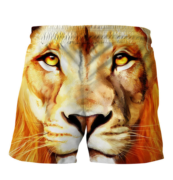 Pantalones de Baño Estampados Talla Grande - Shorts Casuales para Playa