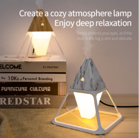 Difusor Humidificador Portátil USB con Luz Nocturna y Aromaterapia