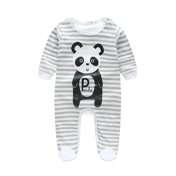 Pijama Enterizo Infantil con Estampado de Panda