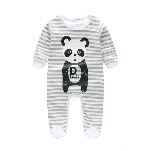 Pijama Enterizo Infantil con Estampado de Panda