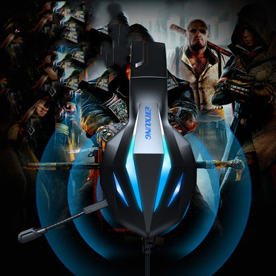 Auriculares Gaming con Luces LED - Headset Wired Premium - Image 3