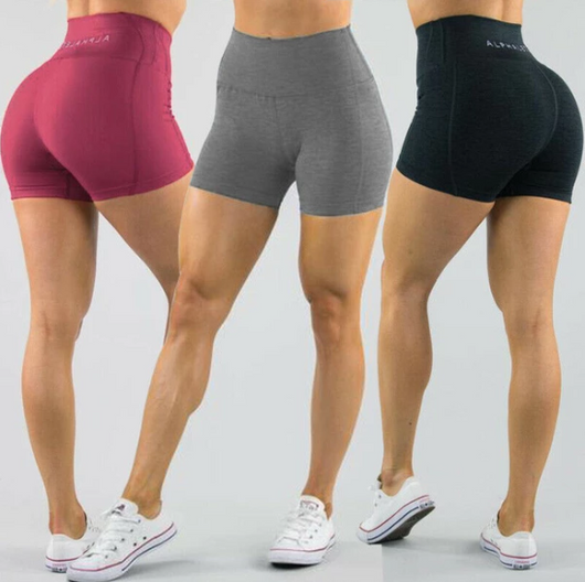 Shorts de Yoga de Tres Puntos