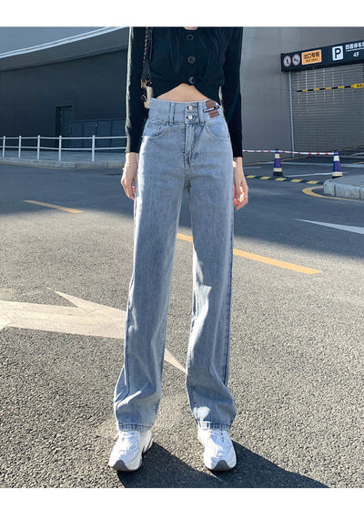 Pantalones Vaqueros de Cintura Alta y Pierna Ancha para Mujer - Image 17