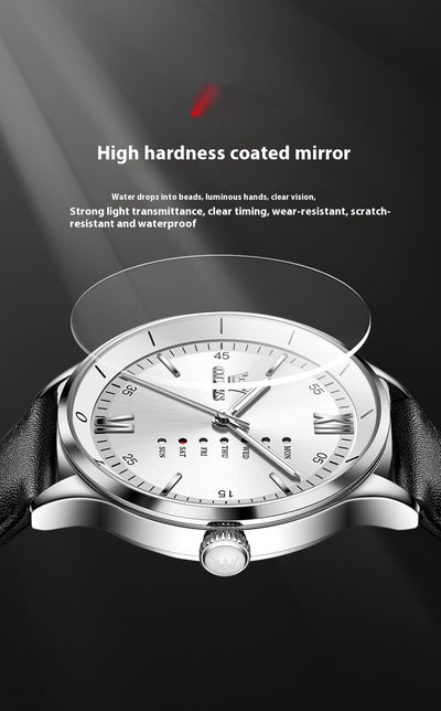 Reloj de Cuarzo Multifunción Impermeable para Hombre - Image 9