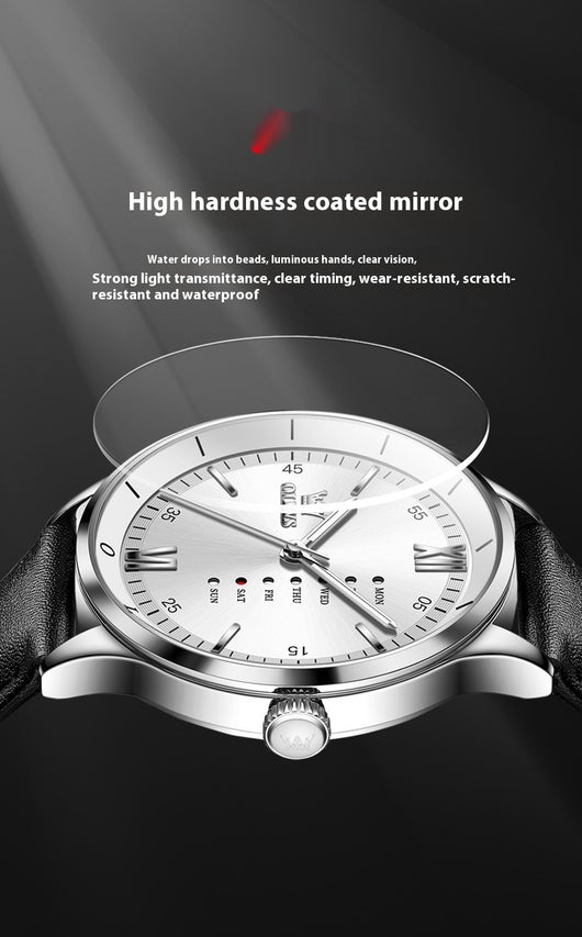 Reloj de Cuarzo Multifunción Impermeable para Hombre - Image 9