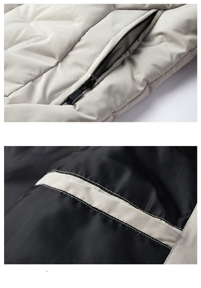 Chaqueta Acolchada con Capucha Estilo Coreano Slim Fit - Image 13