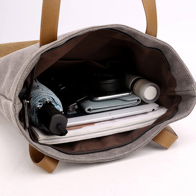 Mochila Convertible de Lona para Viajes y Uso Diario - Image 10