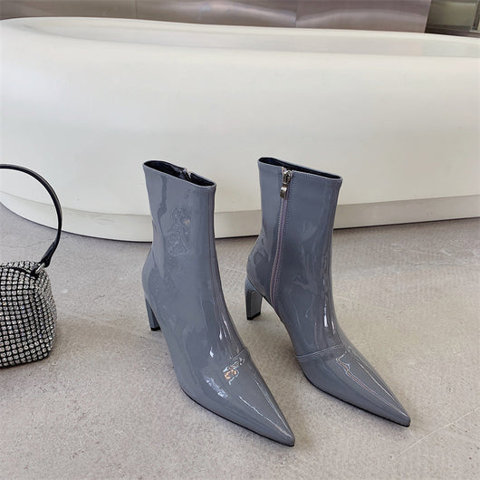 Botas Stiletto de Punta Afilada - Elegancia Versátil para Cualquier Ocasión - Image 7