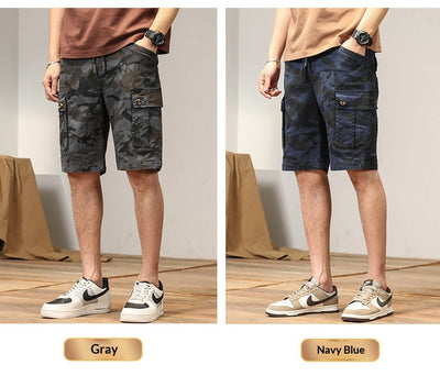 Shorts Cargo Retro Sueltos para Hombre con Múltiples Bolsillos - Image 14