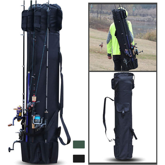 Bolsa Cilíndrica Multifuncional para Caña de Pescar y Equipo de Pesca - Image 6