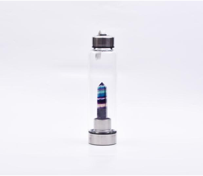 Vaso de Agua con Columna de Cristal Hexagonal - Energía y Bienestar - Image 6