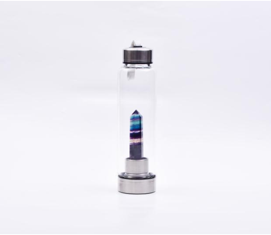 Vaso de Agua con Columna de Cristal Hexagonal - Energía y Bienestar - Image 6