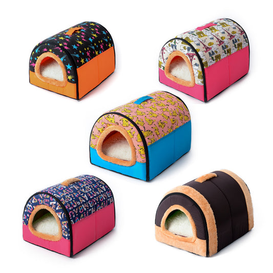 Casa Cama Mascota Cuatro Estaciones - Nido Confortable para Perros y Gatos - Image 2