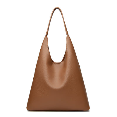 Bolso Retro de Cuero Suave con Gran Capacidad para Llevar al Hombro - Image 4