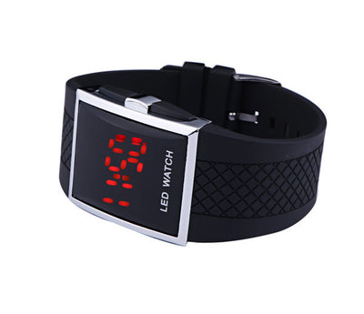 Reloj Digital LED Unisex Deportivo - Blanco y Negro con Fecha - Image 2