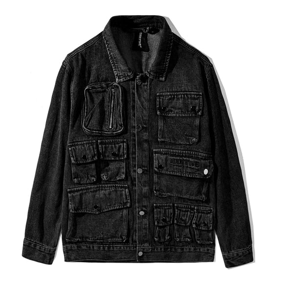 Chaqueta Vaquera con Múltiples Bolsillos