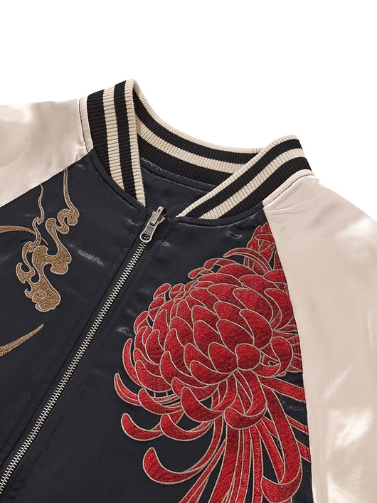Chaqueta Beisbolera Kylin Beast Bordada - Estilo Clásico Reforzado - Image 11