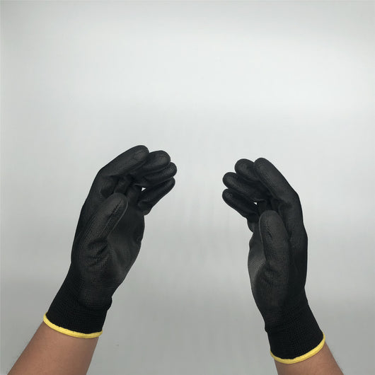Guantes Antiestáticos con Palma Revestida PU Negro - Image 9