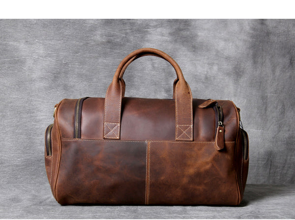 Bolso de Viaje en Cuero Genuino Premium