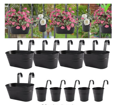 Soporte Colgante para Macetas con Diseño de Gancho Floral - Image 17