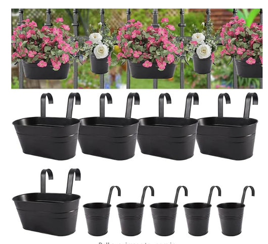 Soporte Colgante para Macetas con Diseño de Gancho Floral - Image 17