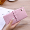 Billetera Vintage Frosted para Mujer - Cartera Bifold con Múltiples Compartimentos y Cierre de Hebilla