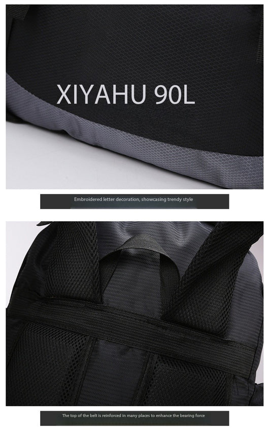Mochila de Senderismo 90L XIYAHU - Resistente al Agua para Trekking y Acampada - Image 47