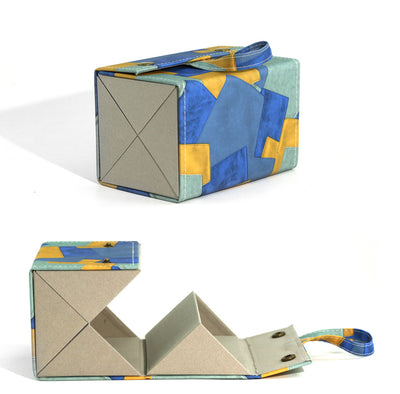 Estuche Multiseccional para Gafas en Cuero - Organizador Plegable - Image 29