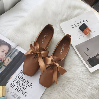 Zapatillas Bailarina Punta Cuadrada con Moño - Cómodas y Elegantes - Image 7