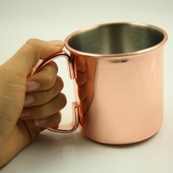 Vaso de Cóctel en Acero Inoxidable Oro Rosa