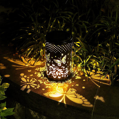 Lámpara Solar Mariposa con Proyección para Jardín - Image 5