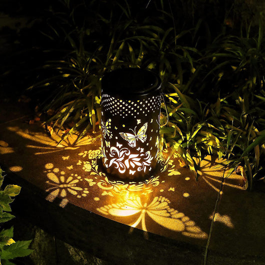 Lámpara Solar Mariposa con Proyección para Jardín - Image 5