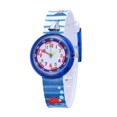 Reloj Infantil de Silicona Transparente con Diseños Adorables - Image 13